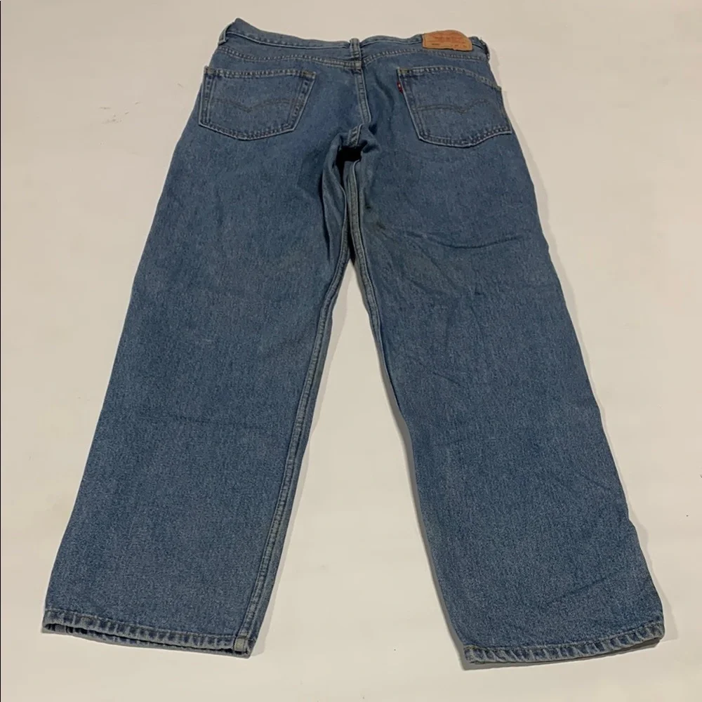 Levi's Relaxed Fit Blue Denim Jeans 34x32 Jeans 0537‎